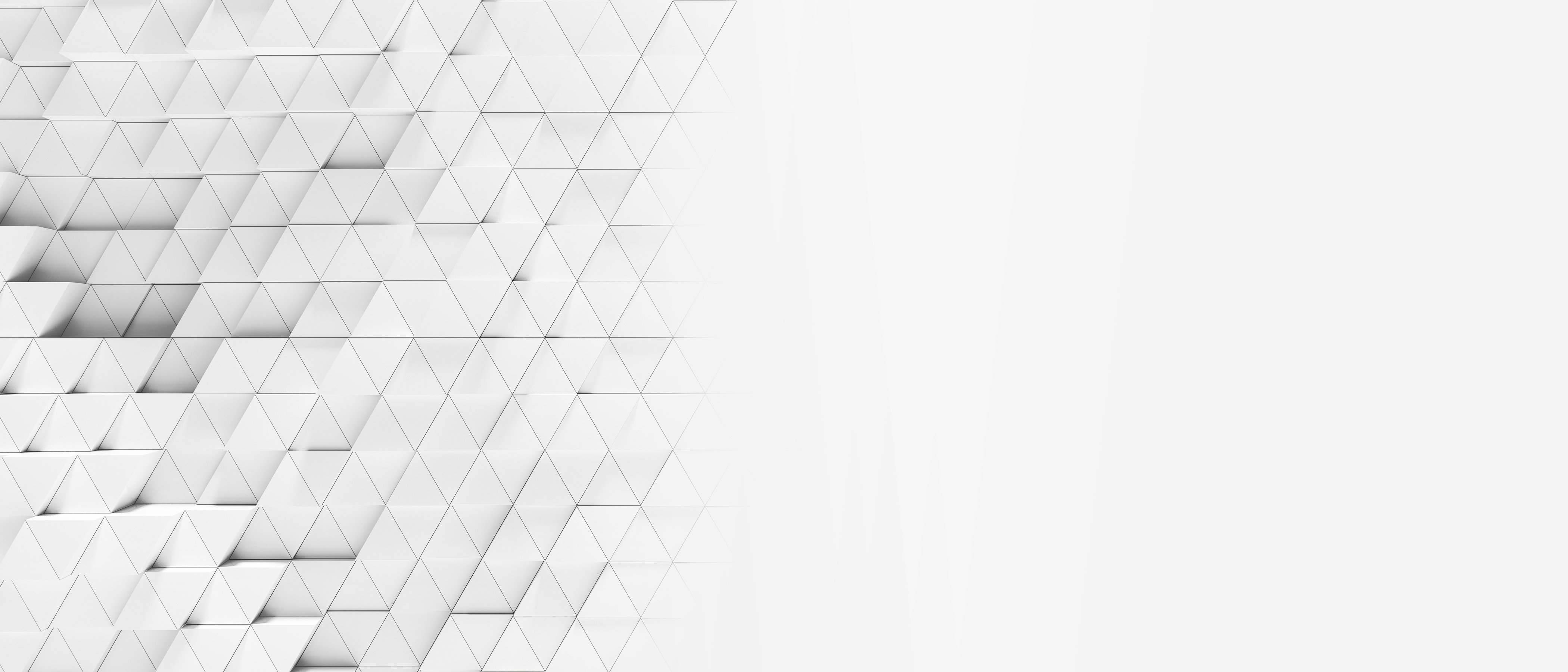 White Geometric Triangles Background